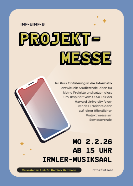 Projektmesse-Poster
